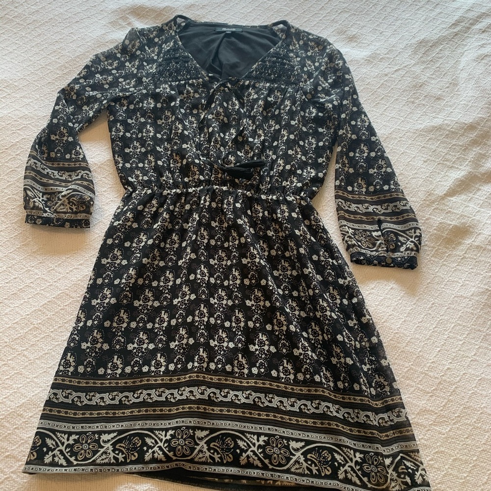 Madewell long sleeve dress